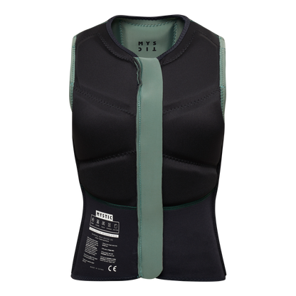 Mystic Star Impact Vest Fzip Women | Dark Olive