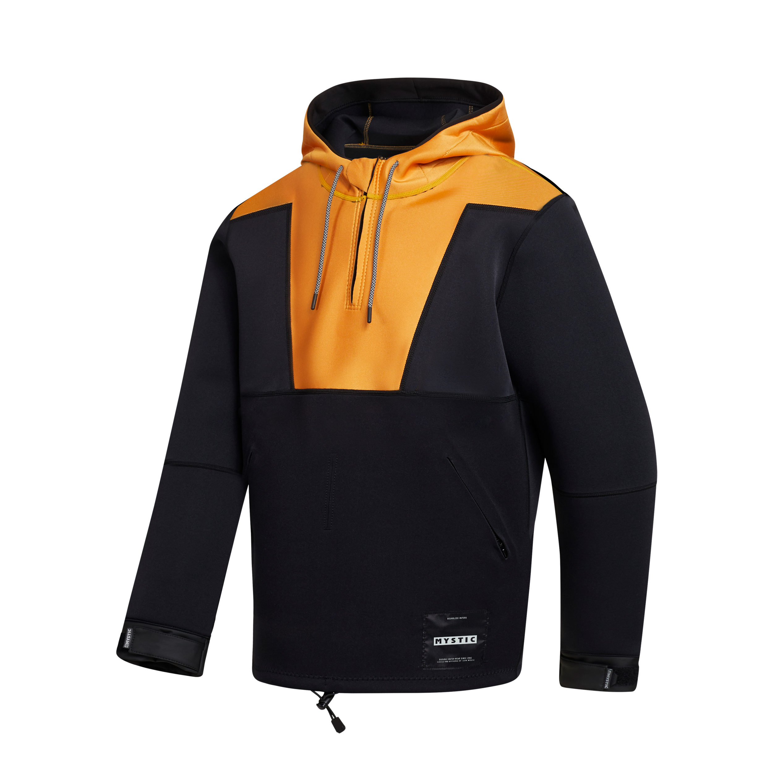 Mystic Fulmar Neoprene Hoodie 3/2mm | Retro Orange