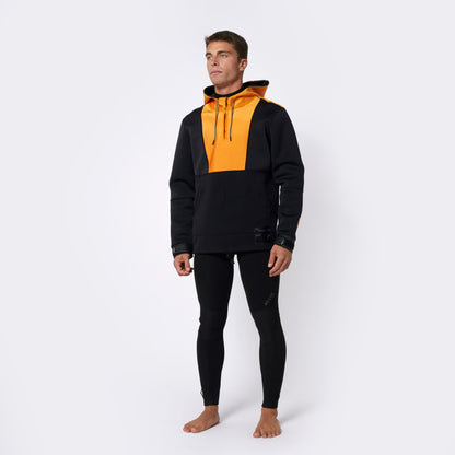 Mystic Fulmar Neoprene Hoodie 3/2mm | Retro Orange