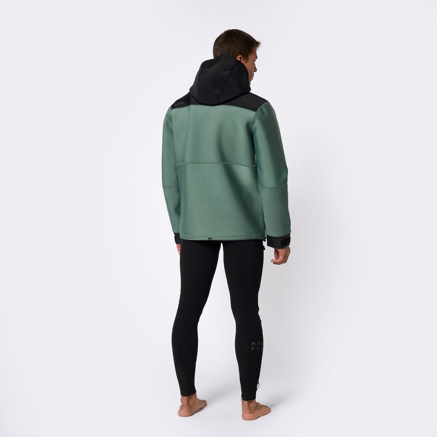 Mystic Fulmar Neoprene Hoodie 3/2mm | Dark Olive