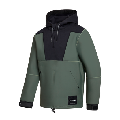 Mystic Fulmar Neoprene Hoodie 3/2mm | Dark Olive