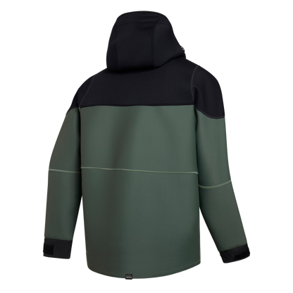 Mystic Vortex Neoprene Jacket 3/2mm | Dark Olive