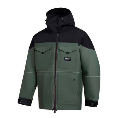 Mystic Vortex Neoprene Jacket 3/2mm | Dark Olive