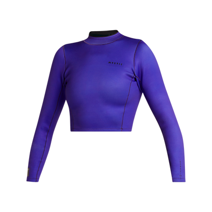 2024 Mystic Lunar L/S Crop Top Neoprene 2mm Women