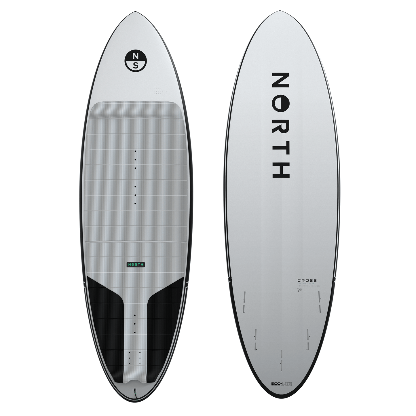 2024 North CROSS Kite Surfboard | White