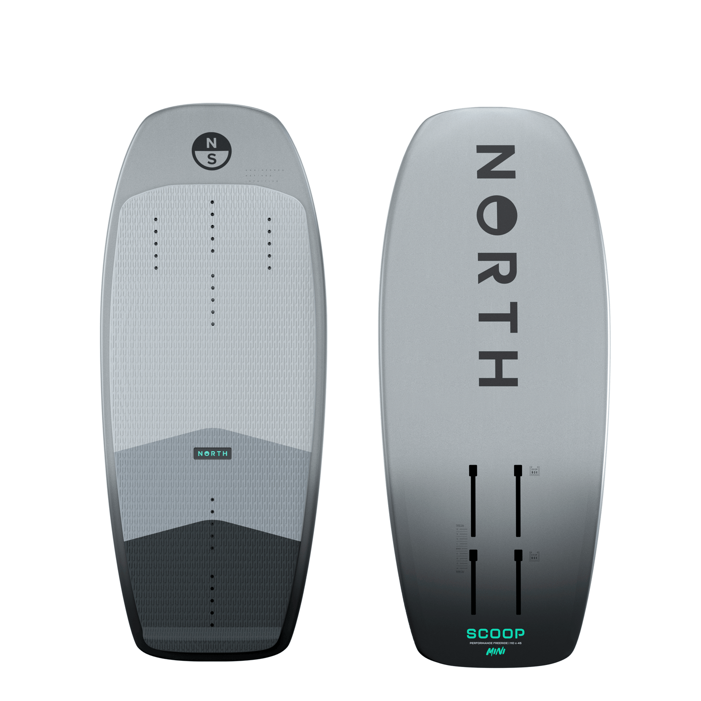 2024 North SCOOP Kite Foilboard Mini | Titanium