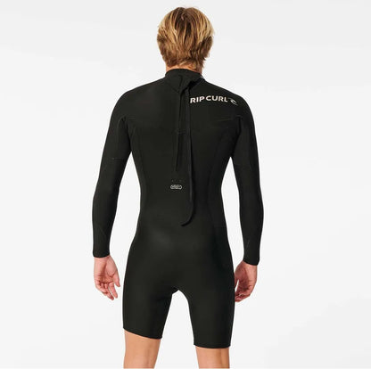 Rip Curl Dawn Patrol Long Sleeve Back Zip Springsuit 2Mm Black 11Jmsp (E5)