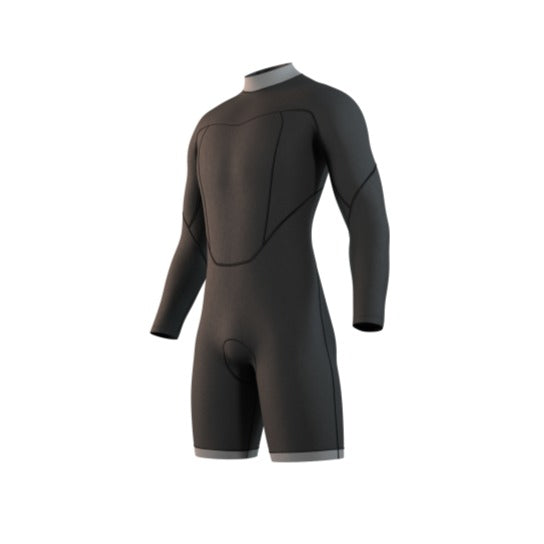 2024-25 Mystic Brand Longarm Shorty 3/2mm Bzip Flatlock