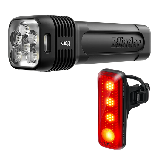 KNOG Blinder Pro 1300 / Blinder R150 Bike Light Set