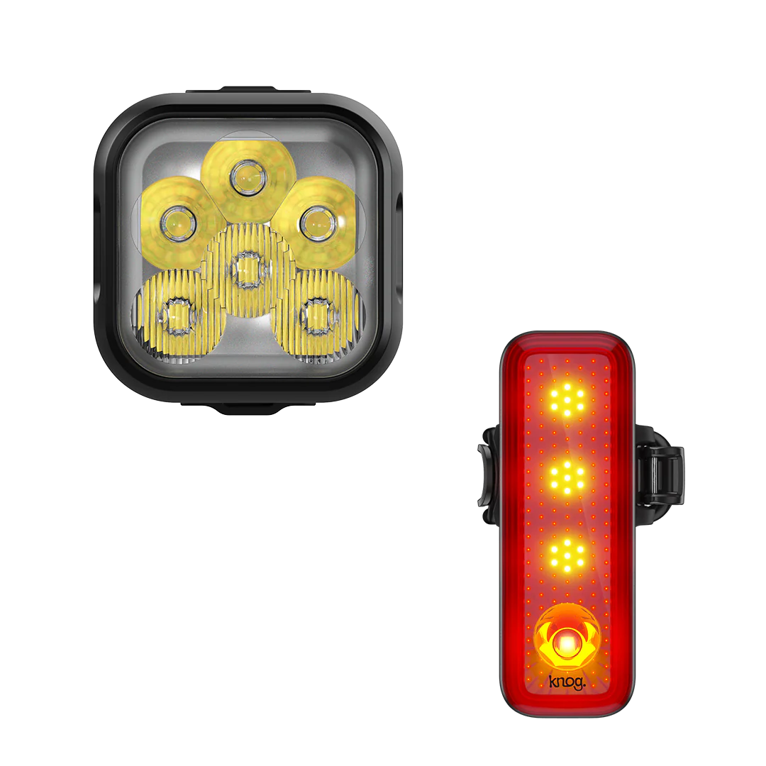 KNOG Blinder Pro 1300 / Blinder R150 Bike Light Set