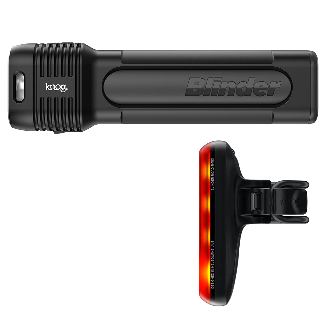 KNOG Blinder Pro 1300 / Blinder R150 Bike Light Set