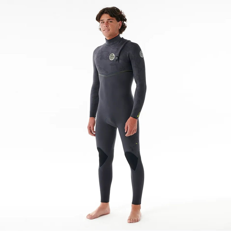 Rip Curl Ebomb 4/3 Z/Free Wetsuit 161Mfs - Charcoal (E7)