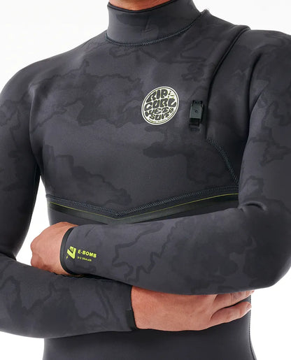 Rip Curl Ebomb 4/3 Z/Free Wetsuit 161Mfs - Charcoal (E7)