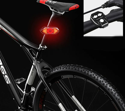 Lumière LED pour vélo, clignotant avec télécommande sans fil, facile à transporter