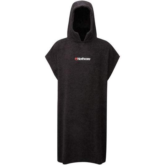 Northcore Beach Basha Change Robe / Poncho Black