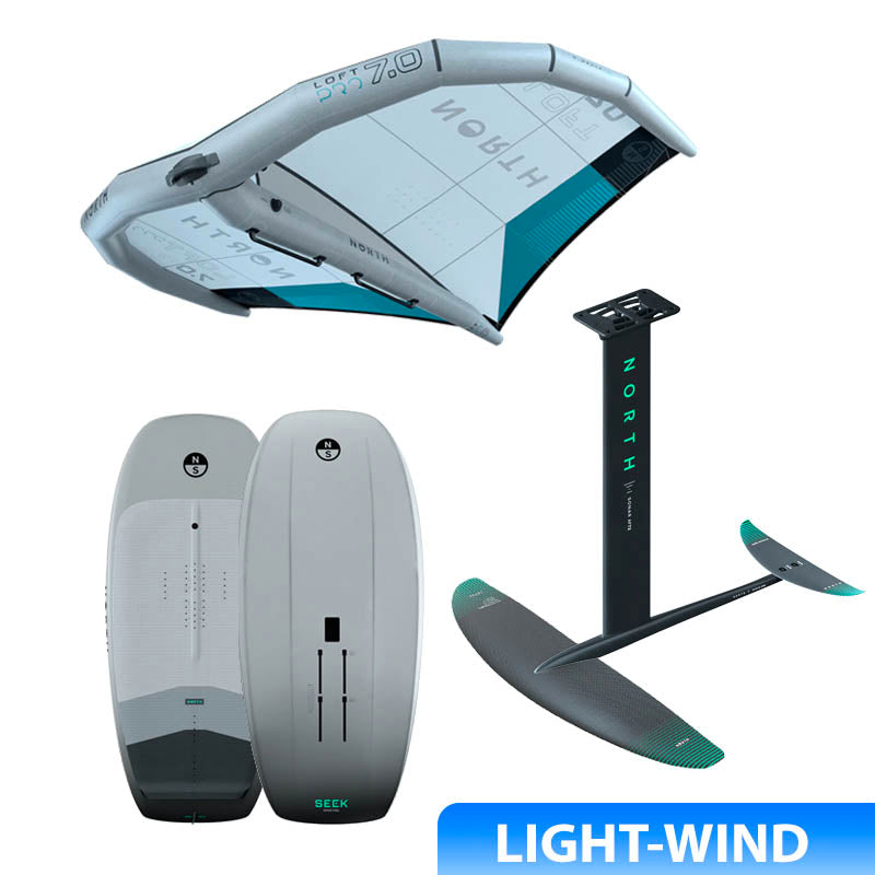 North LOFT PRO Wing+SONAR AF/MA2100V2+SEEK Foilboard | LIGHT WIND Foil Package