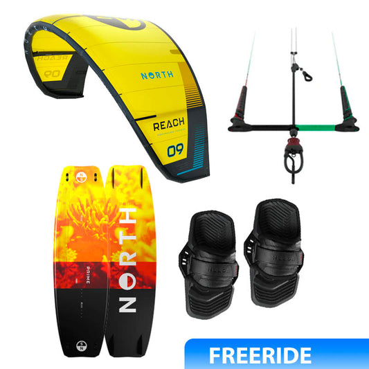 2024 North REACH Freeride Bundle | Sunset Yellow