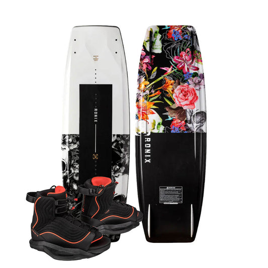 2024 Ronix Quarter 'Til Midnight w/Luxe Boots Ladies Bundle