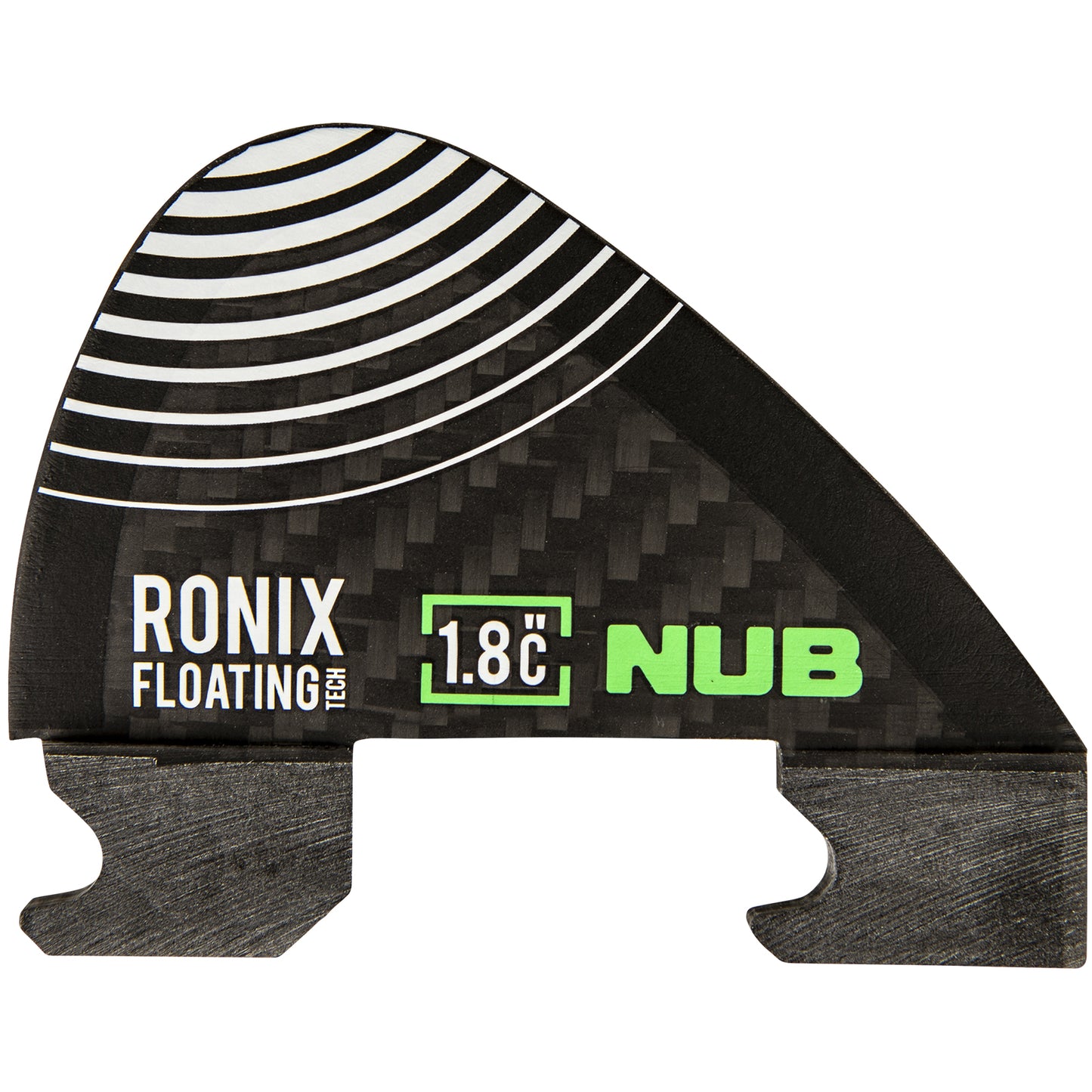 2024 Ronix 1.8 in. - Floating Fin-S 2.0 - Nub Surf Fin - Carbon