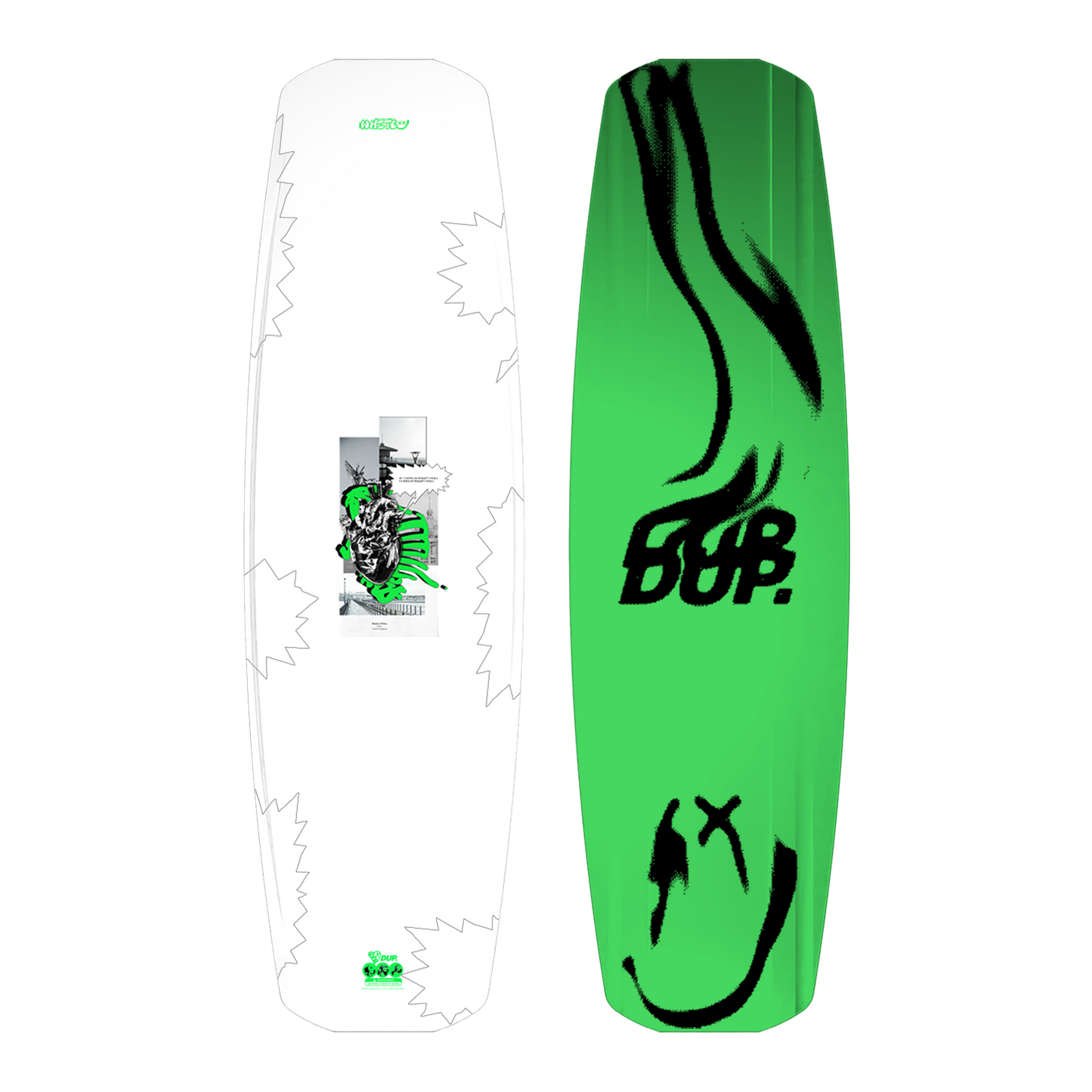2026 Dupwake WHITE XX Pro Wakeboard