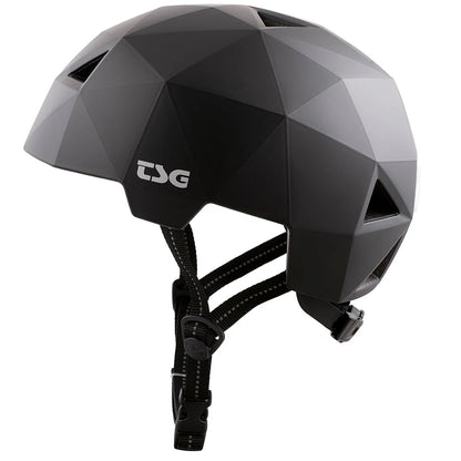 Casque TSG Geo Solid Color - noir satiné 