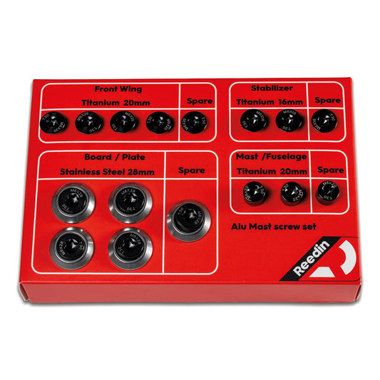 Reedin FlightAttendant Baseplate T-nut screw set Aluminium