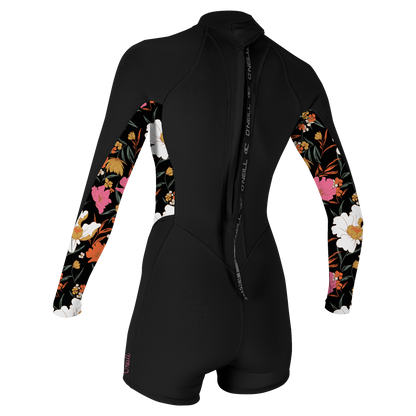 O'Neill Wms Bahia 2/1 Back Zip L/S Spring