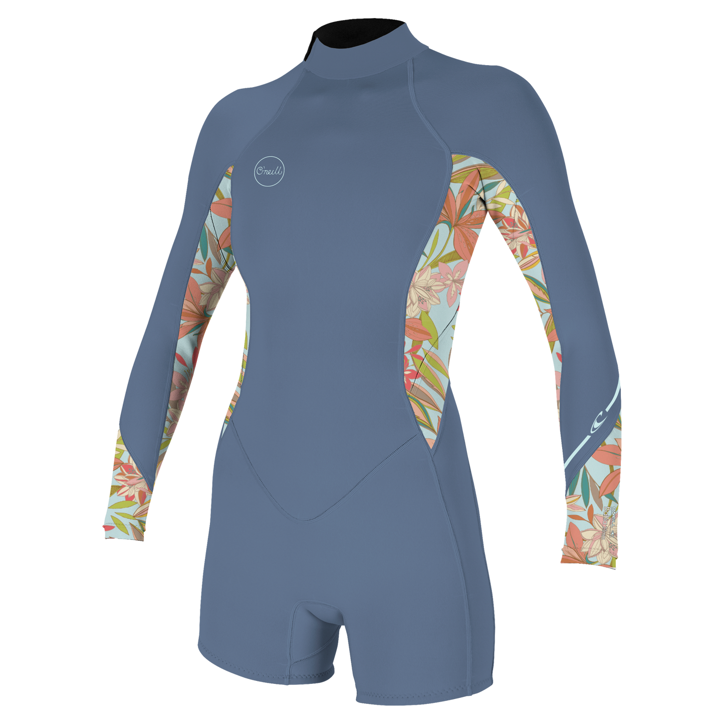 O'Neill Wms Bahia 2/1 Back Zip L/S Spring