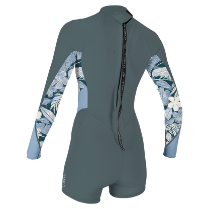 O'Neill Wms Bahia 2/1 Back Zip L/S Spring