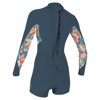O'Neill Wms Bahia 2/1 Back Zip L/S Spring