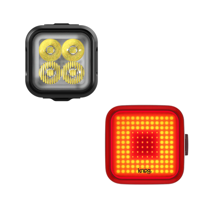 KNOG Blinder Pro 900 / Blinder Rear - Square Bike Light Set