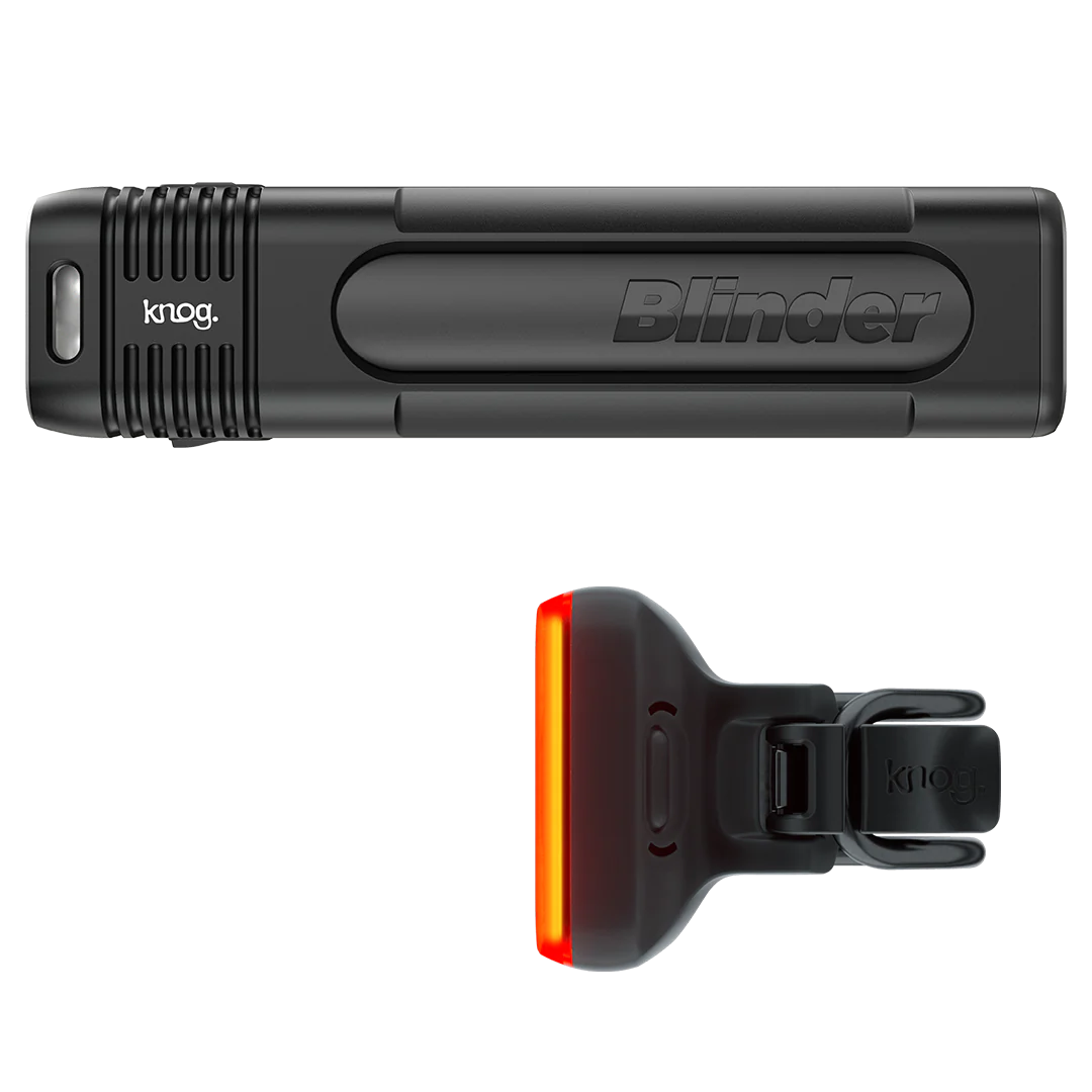 KNOG Blinder Pro 900 / Blinder Rear - Square Bike Light Set