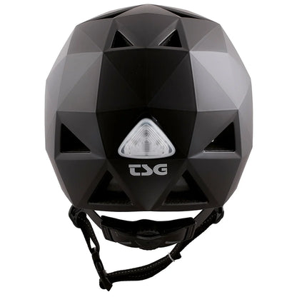 Casque TSG Geo Solid Color - noir satiné 