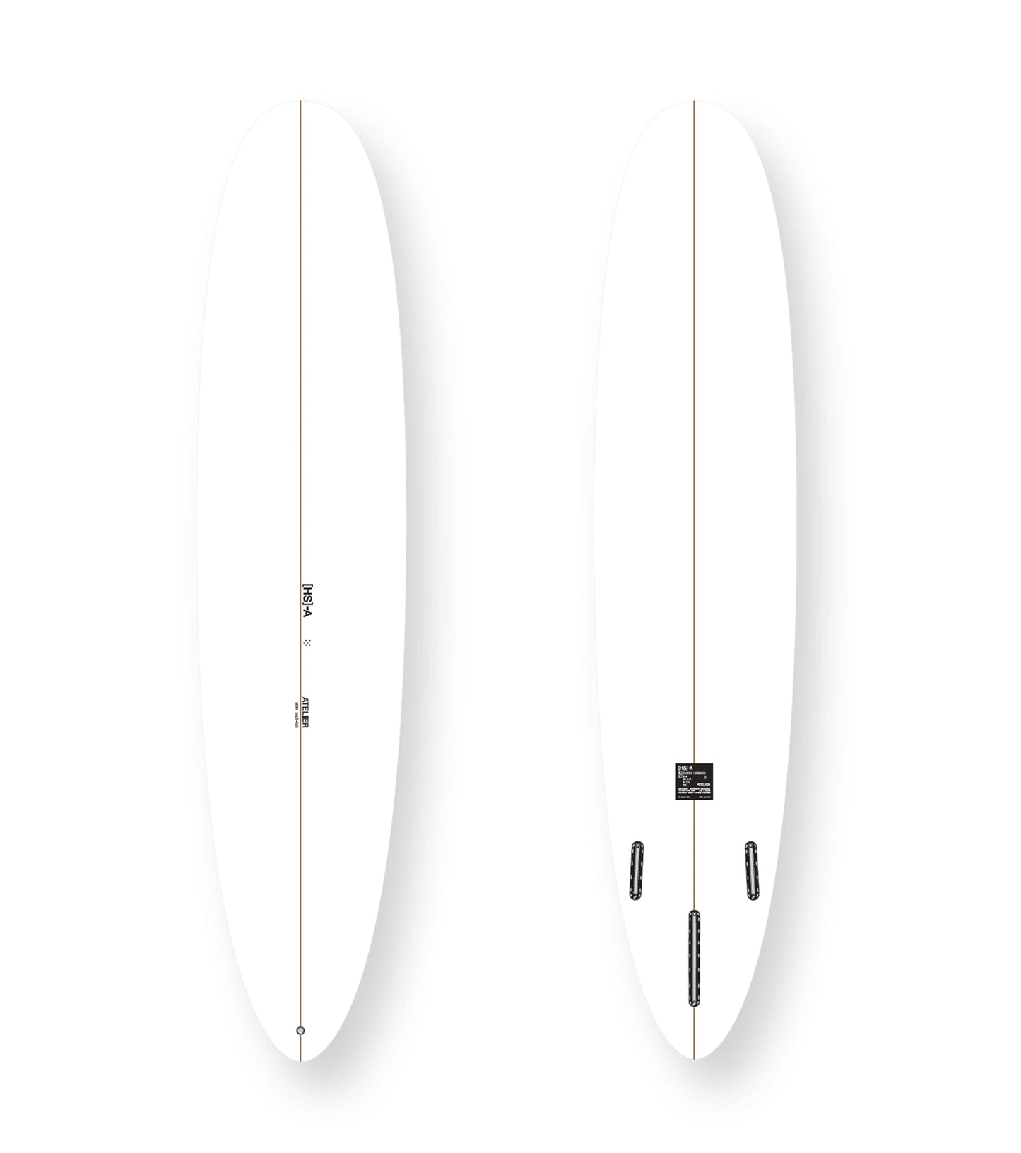 HS Atelier Classic Longboard PU - Futures - 2 + 1 Fin