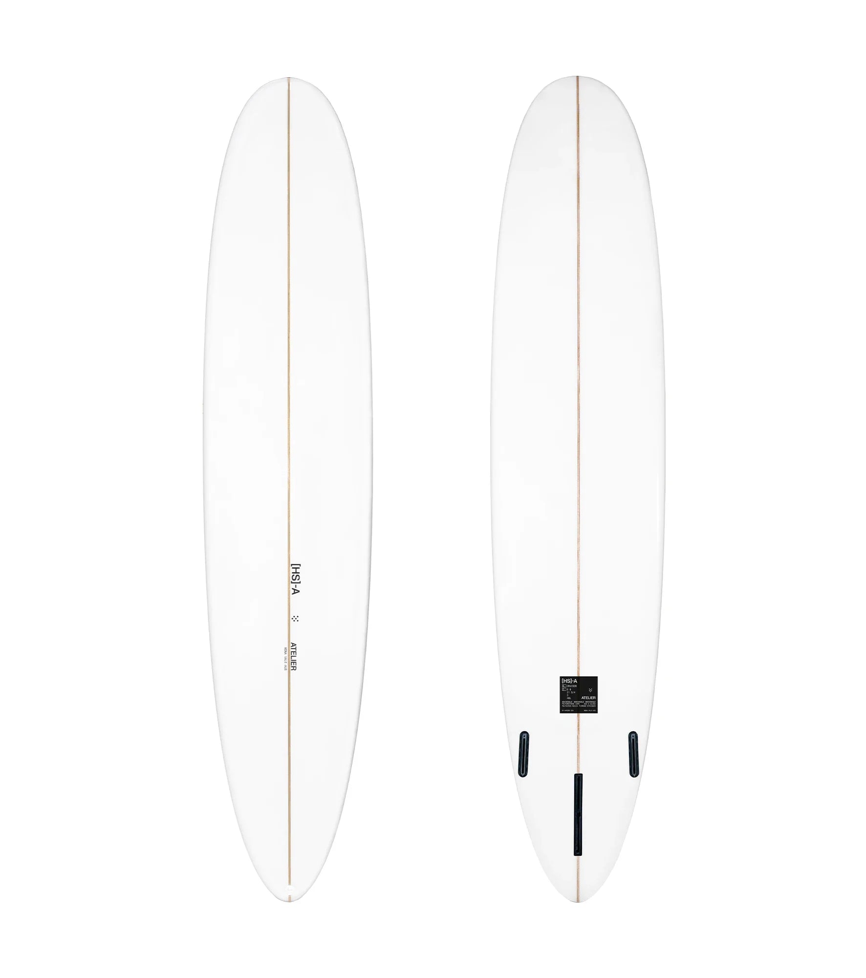 HS Atelier Classic Longboard PU - Futures - 2 + 1 Fin
