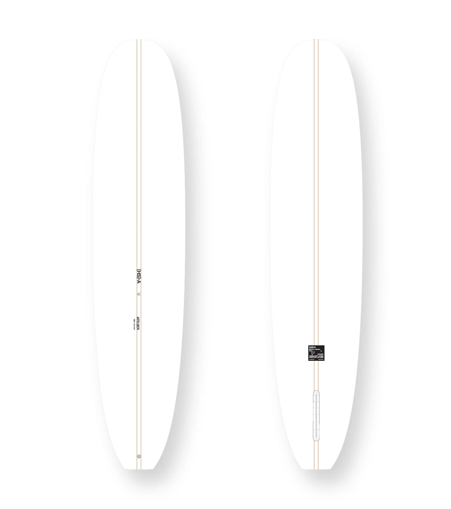 HS Atelier Classic Longboard PU - Futures - 2 + 1 Fin