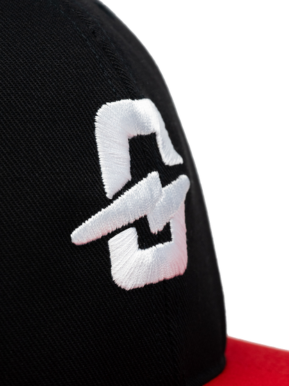 Bangproof Cap Helmet - Black / Red