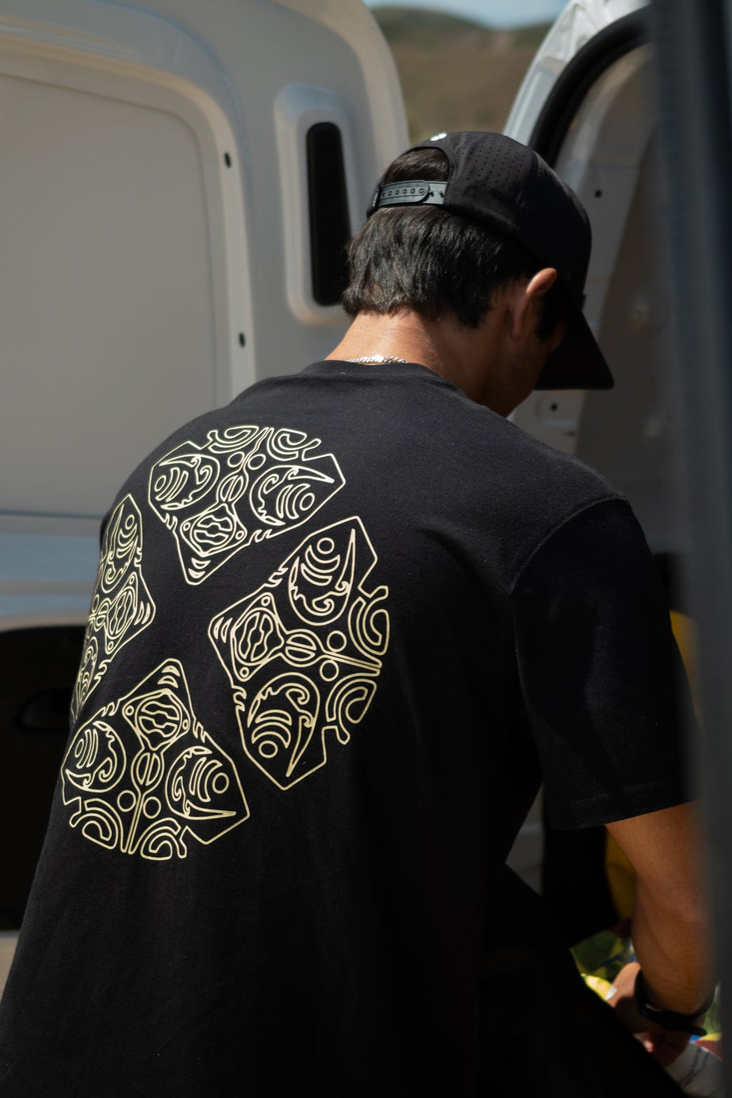 Devoted Printed Samoan Tee 200Gr