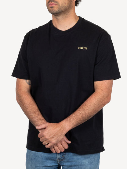 Devoted Printed Samoan Tee 200Gr