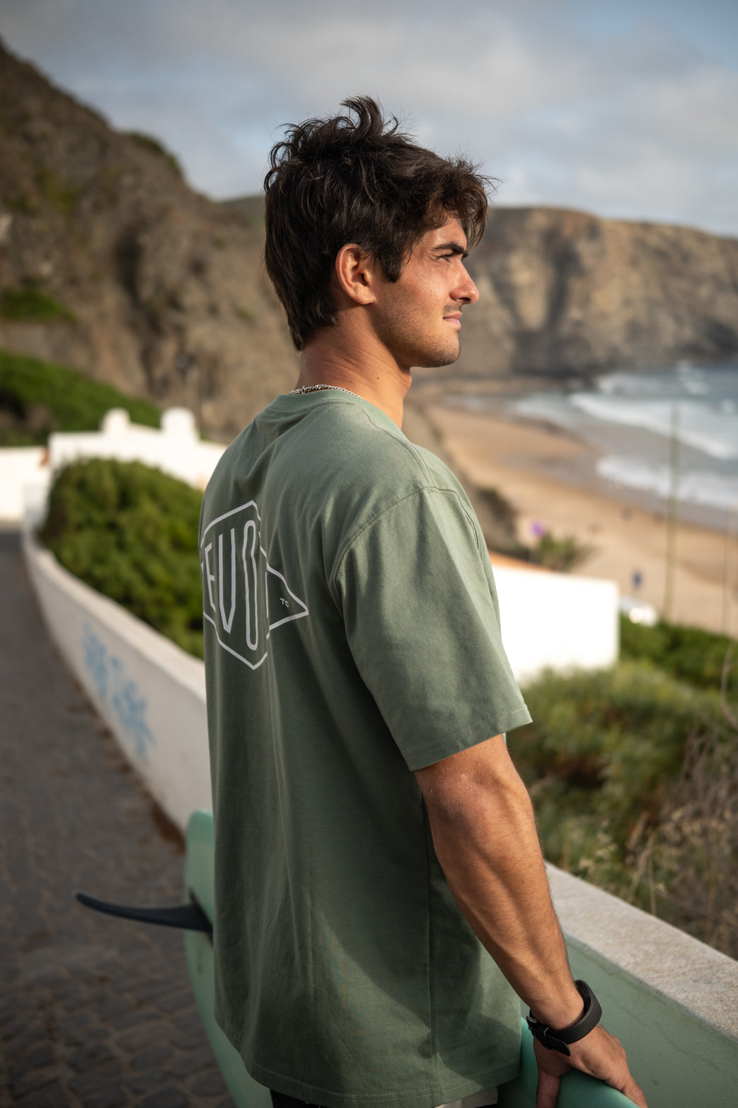 Devoted Printed Diamond Tee 200Gr