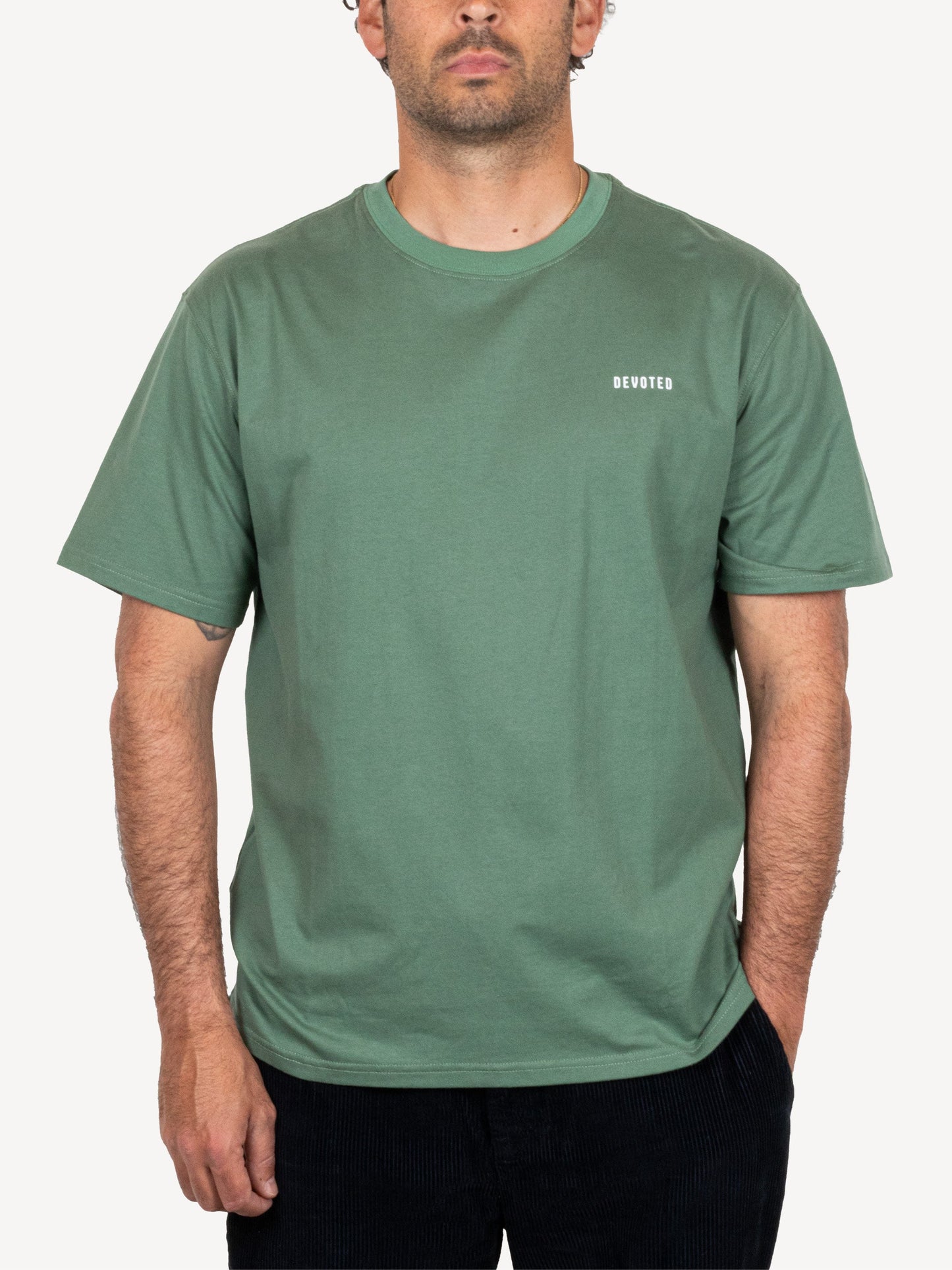 Devoted Printed Diamond Tee 200Gr