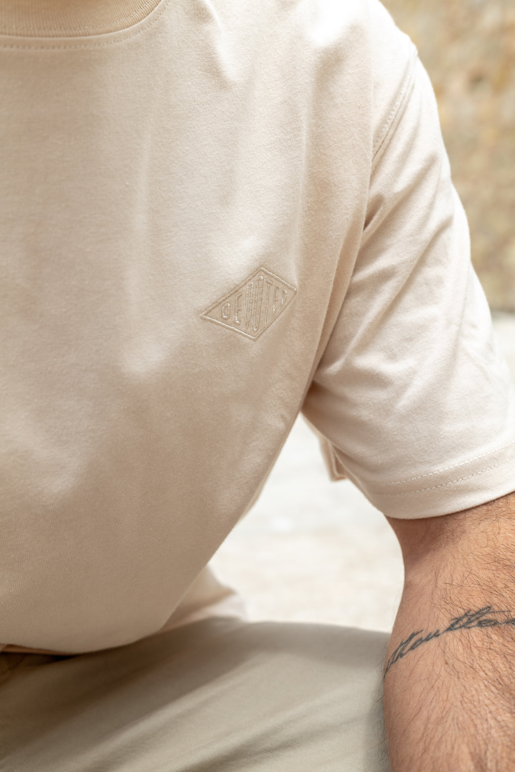 Devoted Embroided Diamond Tee