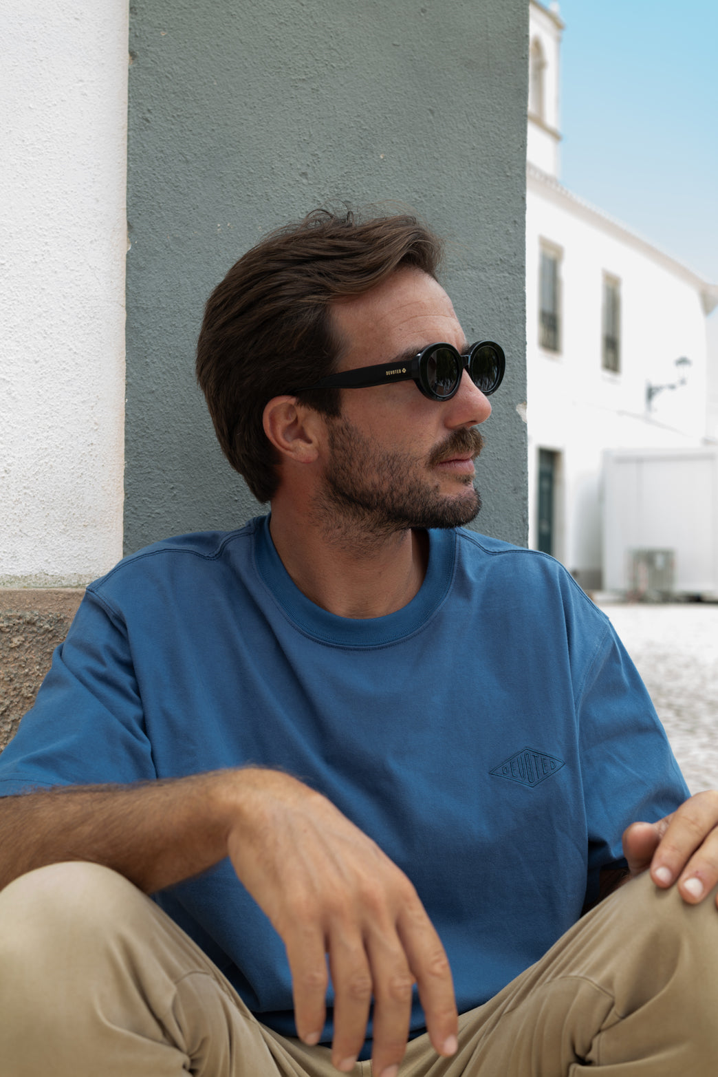 Devoted Embroided Diamond Tee