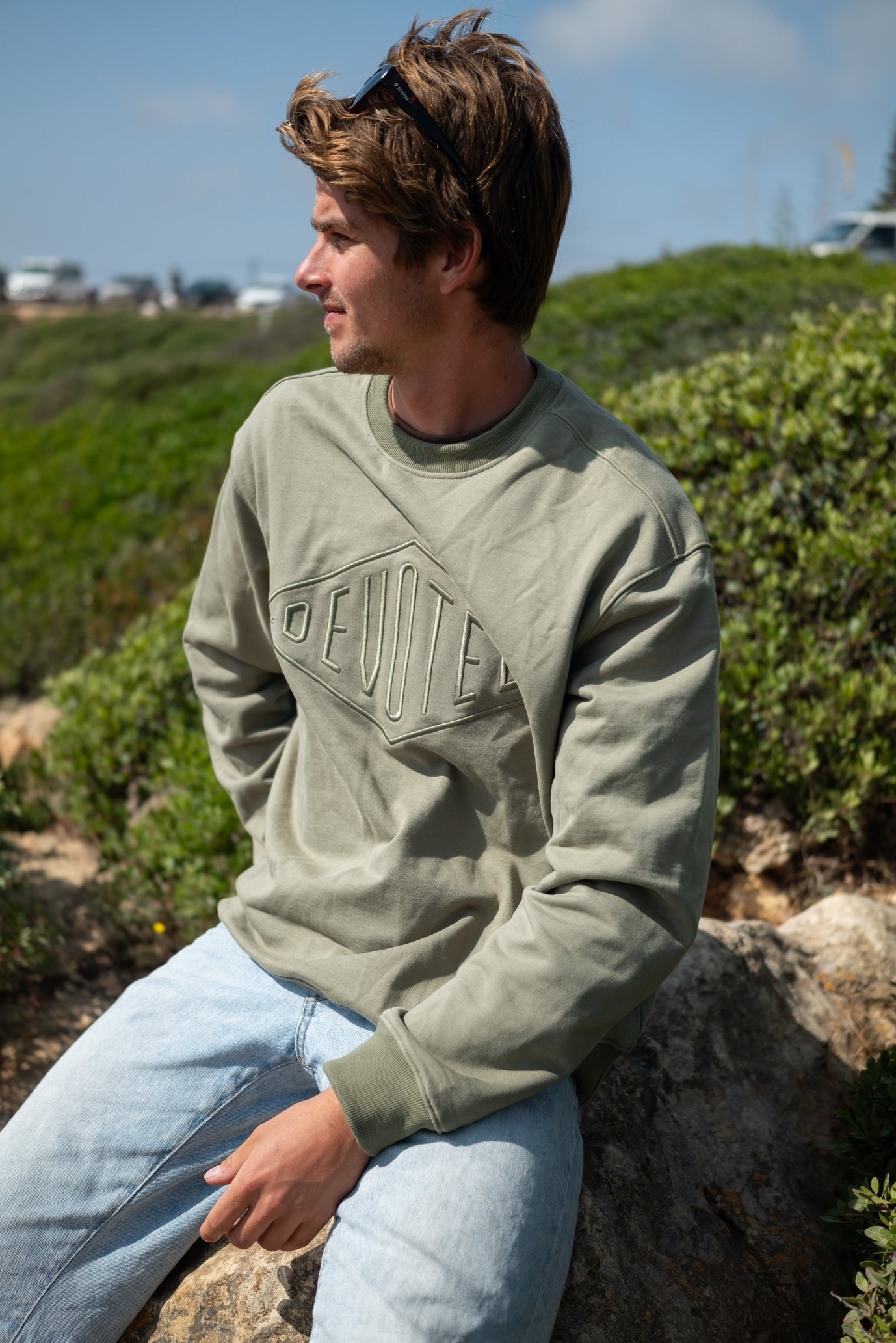 Devoted Embroided Diamond Crew 480Gr