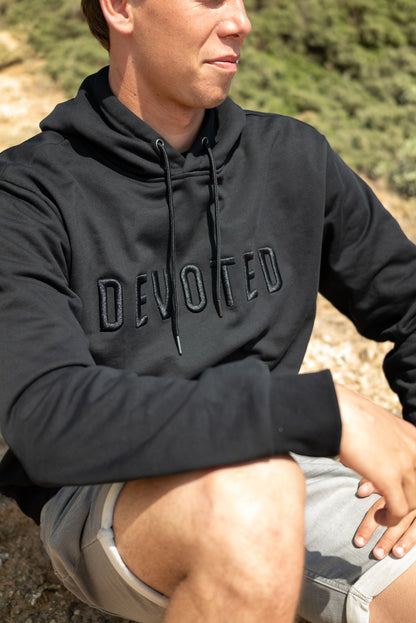 Devoted Puff Embroided Logo Hood