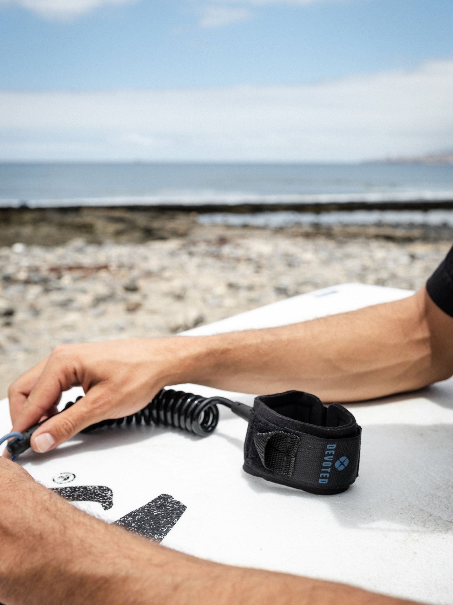 Devoted Bodyboard Coiled Wrist Leash