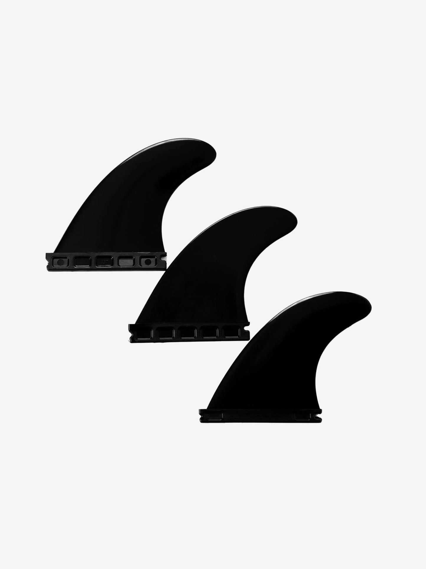 Devoted Thruster Fin Set Nylon Single Tab Black