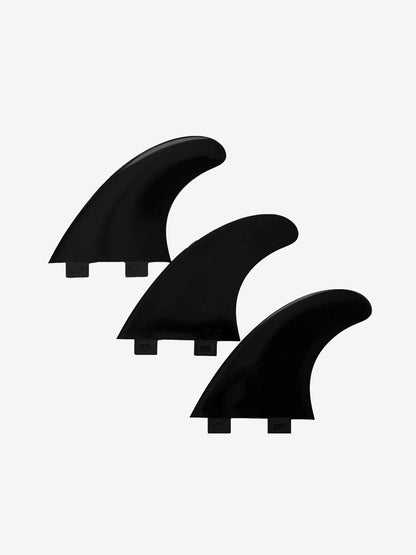 Devoted Thruster Fin Set Nylon Single Tab Black