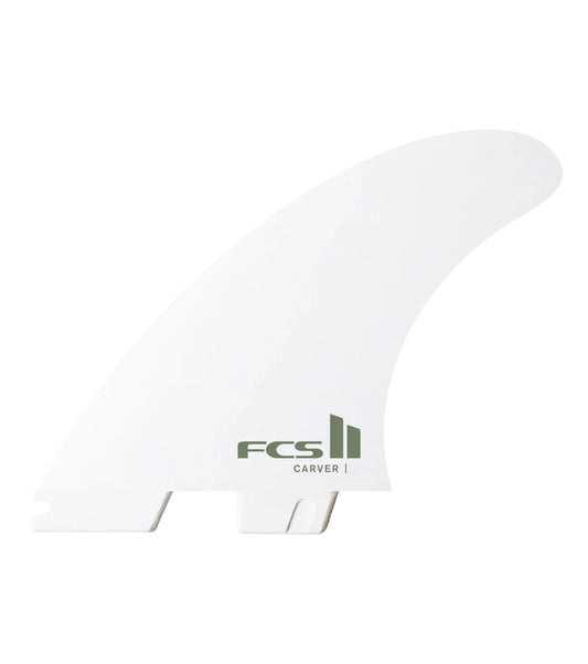 FCS II Carver Performance Core Thruster Fins - White Edition