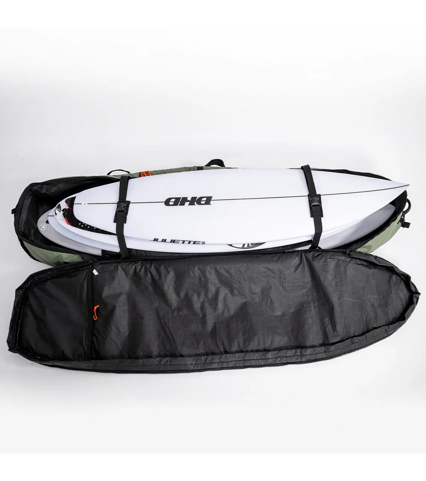 FCS Travel 3 Wheelie Shortboard / Fish Board Bag GO-Light